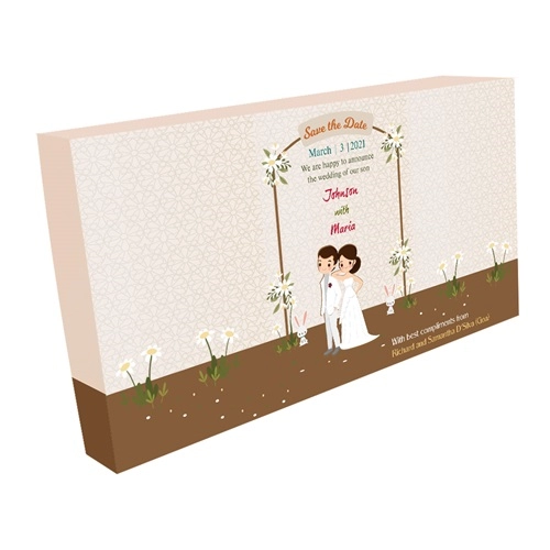 Wedding Announcement Gift Box | 4 x 75G Dry Fruits